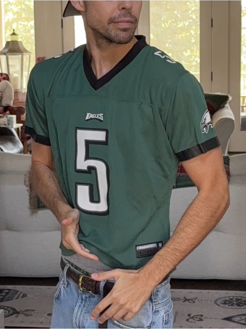 Reebok Eagles McNabb 5 Jersey 🦅